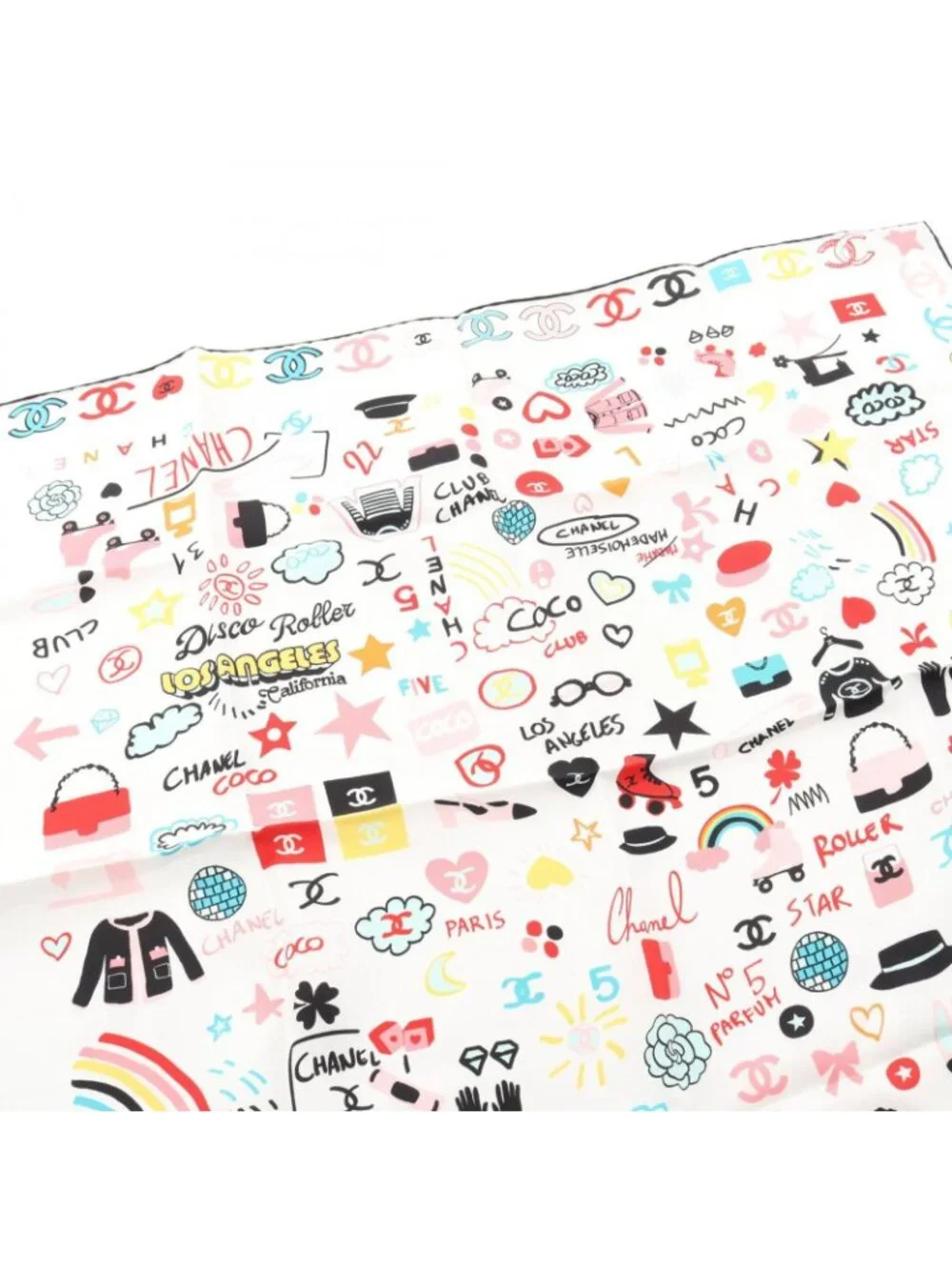 Chanel Scarf Cruise All Over Silk